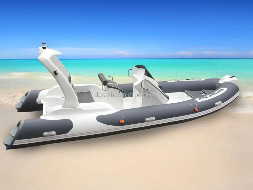 Rib 580b Boat Rigid Inflatable Boats Fishing Fiberglass Rib Inflatable