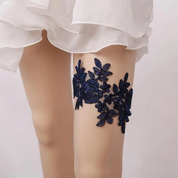 Women Cute Bead Lace Fl Plants Wedding Thigh Band Garter Black Women Cute Bead Lace Fl Plants Wedding Thigh Band Garter Black
