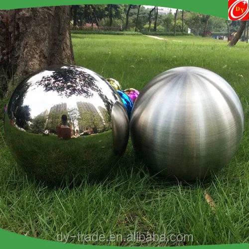 Inox Sphere Ball 200mm,250mm,Mirror Chrome Gazing Stainless Steel Dy
