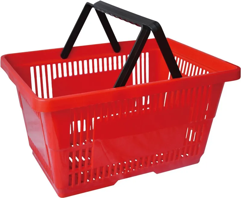Common Style 25l Supermarket Plastic Shopping Hand Basket Buy Hand Held Shopping Baskets