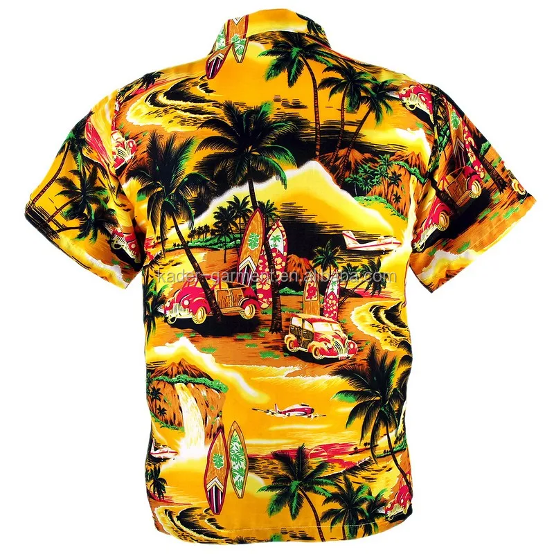 Quality Mens Hawaiian Shirts Print Shirt Short Sleeve Beach T Shirts ...