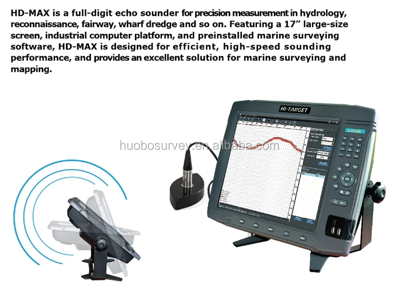 HD-MAX Full Digital Echo Sounder for Precision Measurement in Hydrology