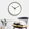 Fashion simple home decoration metal wall clock