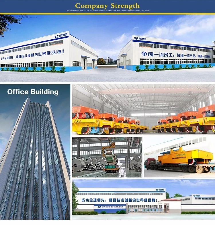 10t rail electric transfer cart for transfer steel pipe, billets , ladle and coil