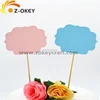 Cupcake Party Picks Cupcake Toppers dialog box shape for writing message For Golden Wedding Weddings And Party