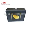 Free dieline design&free plain sample ! Corrugated cardboard printed box with handles