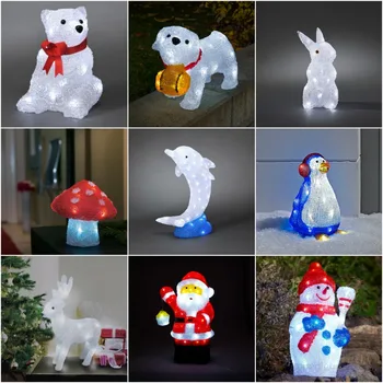 led acrylic christmas led 3d animals figures for tabletop christmas decoration - 3d Acrylic Christmas Decorations led acrylic christmas led 3d animals figures for tabletop christmas decoration - 3d Acrylic Christmas Decorations