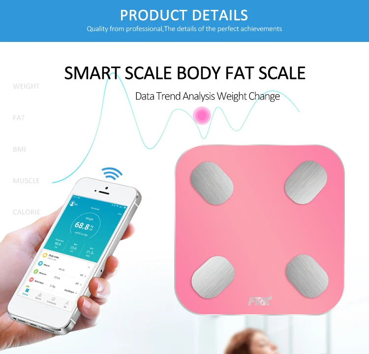 Brand New Smart App Digital Bluetooth Wireless Body Fat Weighing Scale