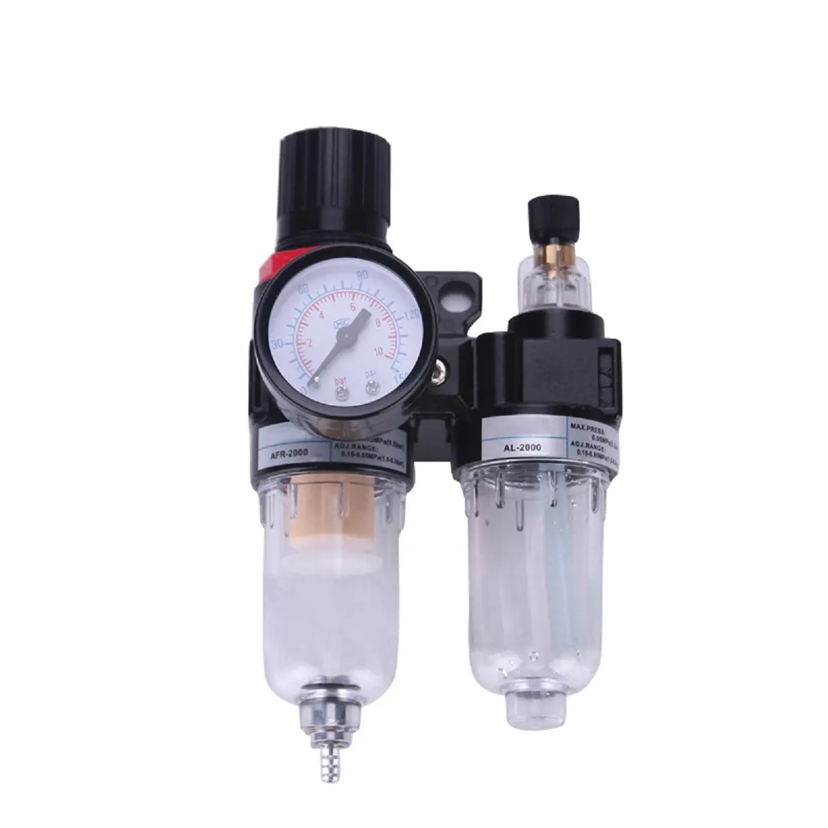 ixaer Water Separator Filter-Air Pressure Regulator Oil/Water Separator Trap Filter Airbrush Compressor