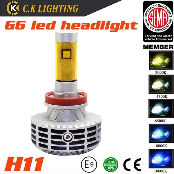 Automotive led headlights with cree chips car led headlight h11