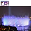 outdoor several layer different spray height cake shape PLC programmed water fountain with underwater led lights