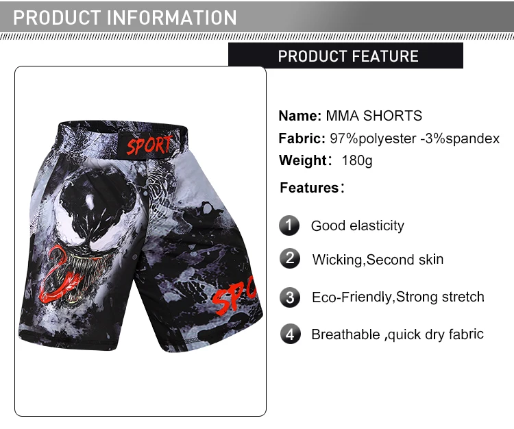 Youth mma shorts