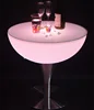 lounge bar furniture 16 colors changing led illuminated cocktail tables metal leg coffee table