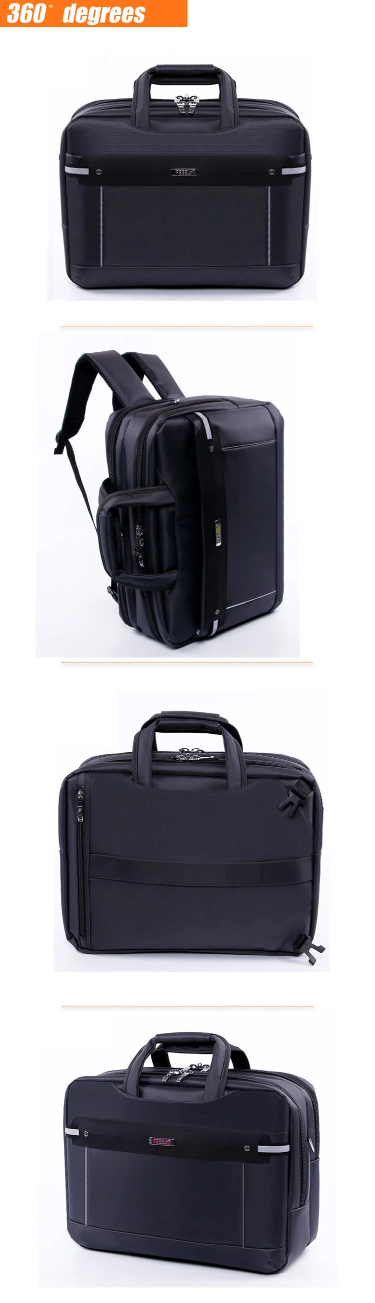2018 hot selling fashion high quality oxford business laptop briefcase bag for men and women