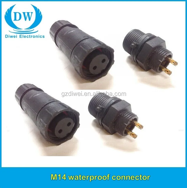 HE13 Connecteur Étanche 4 Broches - IP68 - Pour Équipements Extérieurs Et Marins