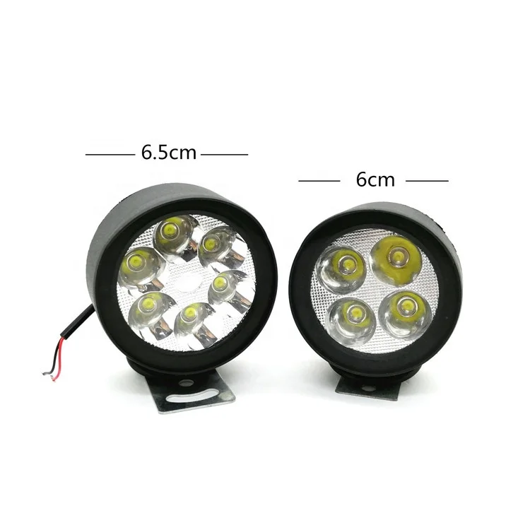 6 LED super light 12W import led 12V motorcycle spotlight