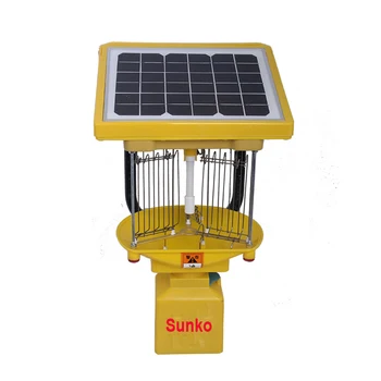 Solar Industrial Outdoor Bug Zapper Greenhouse Use Large Insect