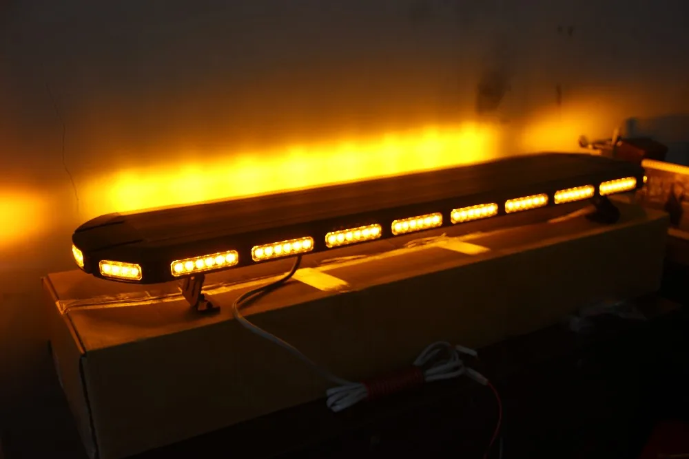 Hs6146b Emergency Rotating Strobe Ambulance Balizas Black Aluminum Alloy 3w Led Warning Light