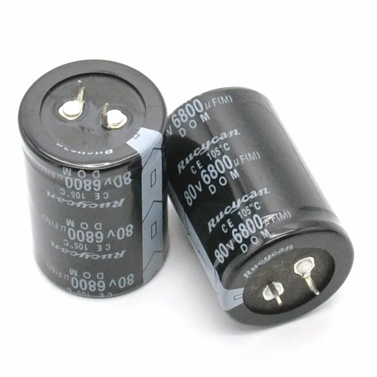 Condensatore Elettrolitico 50V 6800uF | Radiale Snap-In 25x40mm 105&deg;C Per Audio