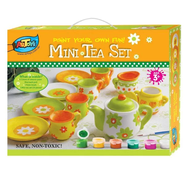 Diy Painting You Own Ceramic Mini Tea Set Buy Diy Painting You Own