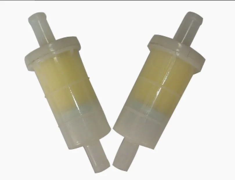Yellow plastic 8mm fuel filter motorcycle oil filter