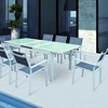Sling aluminum outdoor garden furniture 8 seaters dining set TF-9148