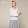 Fashion Wholesale Raglan Sleeve Round Neck Thick Lady Spring Sweaters
