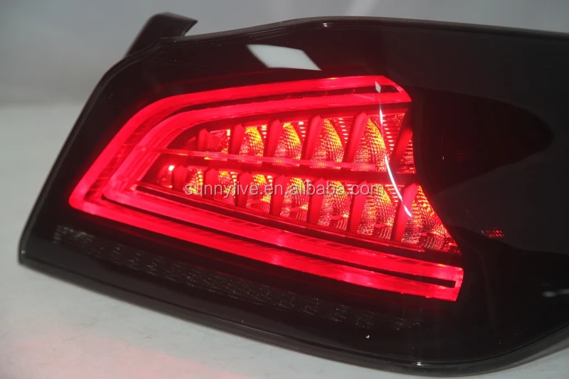 For SUBARU Impreza WRX  2014-2018  year LED Tail Lamp YZ  smoke black