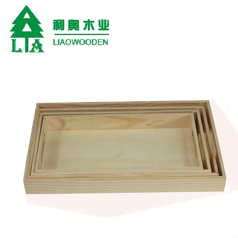 China manufacturer wooden trays for coffee tables