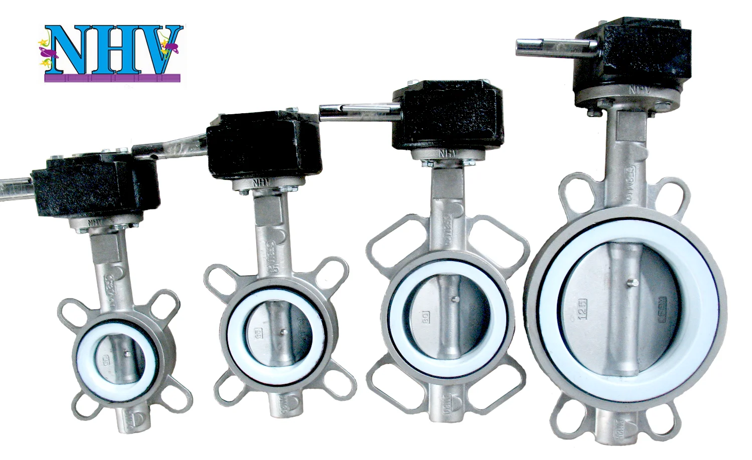 3 Inch Hand Lever Operated Wafer Type Stainless Steel Butterfly Valve Wafer Type Butterfly Valve 