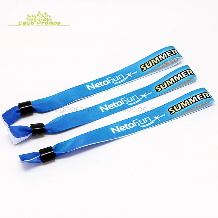 New Festival Promotional Sublimation Fabric Polyester Vip Wristband ...