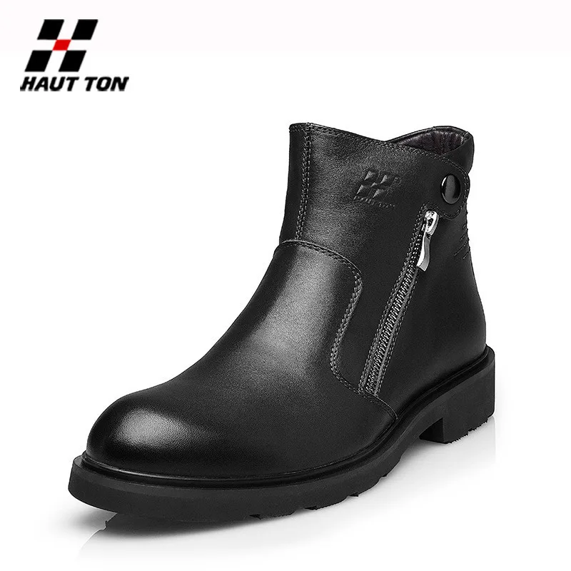 Latest men's guinure leather wholesale boot shoes men