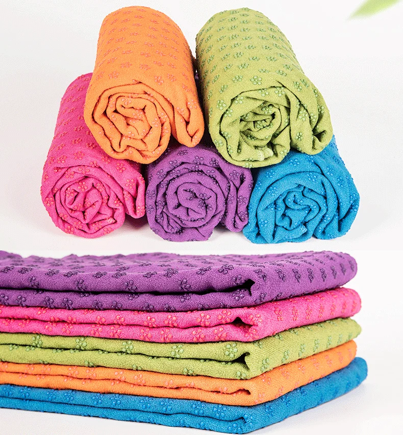 Wholesale Microfiber Yoga Towel Non Slip Silicon Dot,Absorbent Eco