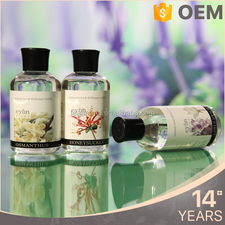 Guangzhou Eyun Brand 100% Pure Plant Refill Oil for Reed Diffuser, Wholesale Essential Oil Gift Set