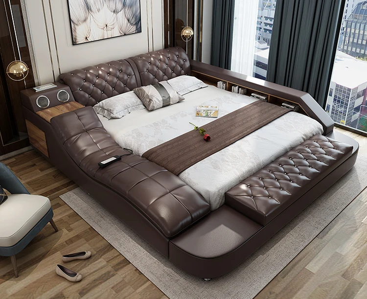 Fashion Desain Modern Tidur Multifungsi Tatami 5 Bagian Kulit