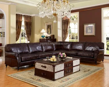 Bisini Luxurious Genuine Leather Living Room Sofa Durable Furniture Moq 1 Set View Product Details From