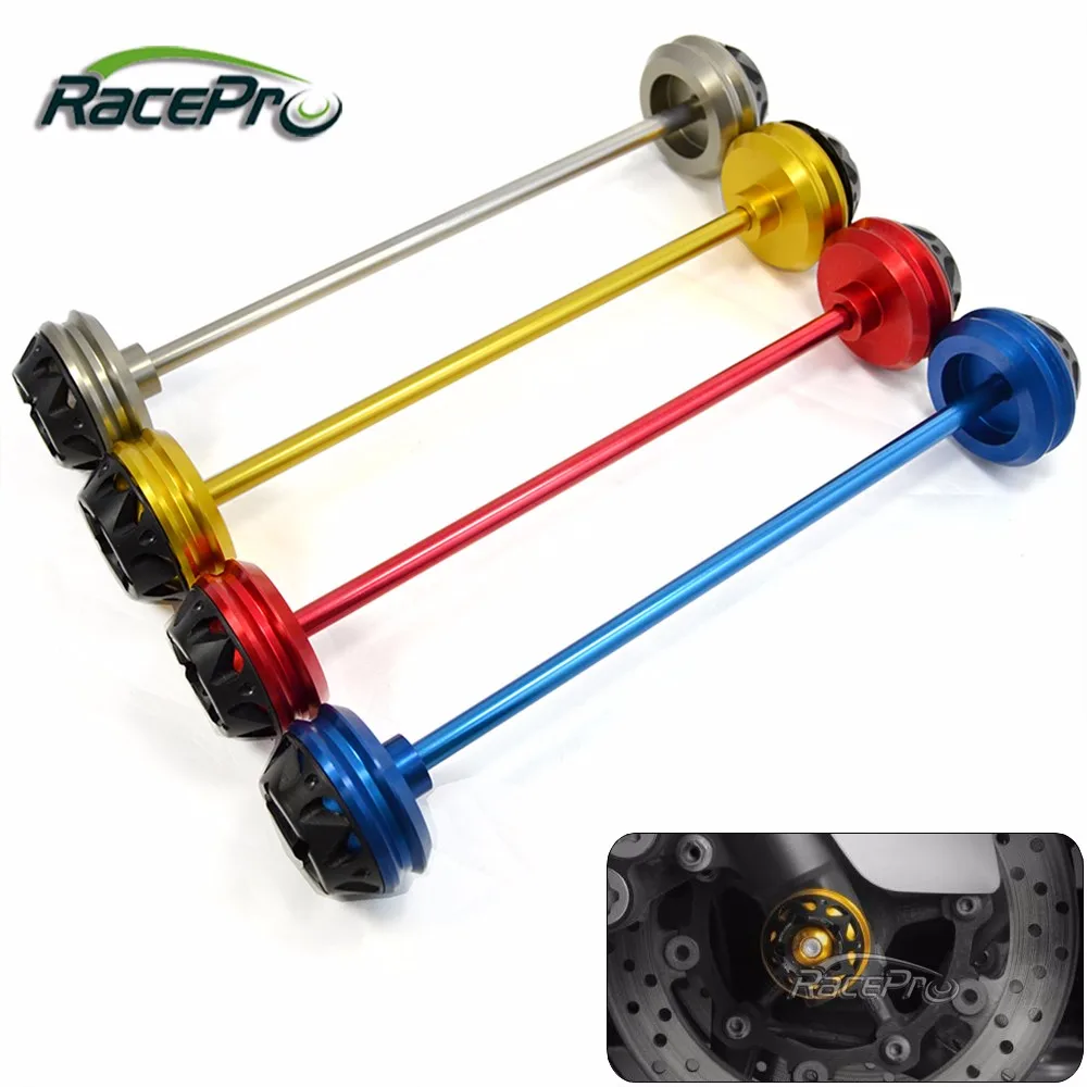 Cnc Aluminum Anti Crash Protector Motorcycle Front Axle Frame Sliders