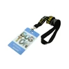 personalized logo id card holder two hooks lanyard for sale