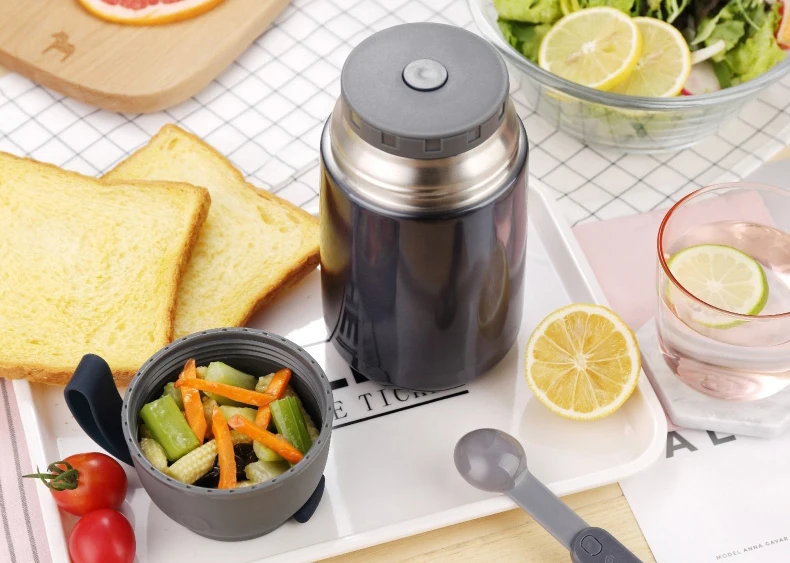 430ml Vaccum Thermos Food Warmer Stainless Steel Kids School Food Flask