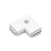 RL-66 10mm 4 Pin Cross L T Shape Angle LED Strip Connector Adapter For SMD 3528 5050 RGB LED Strip Light