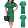 wholesale newest style keen length peplum ladies official dresses
