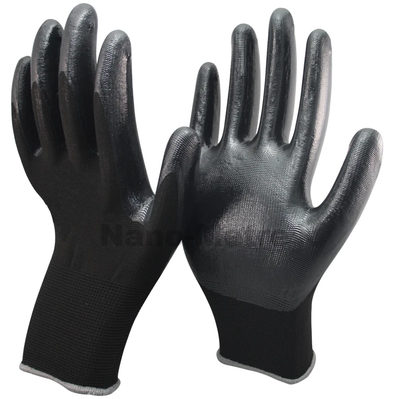 gloves nitrile coated