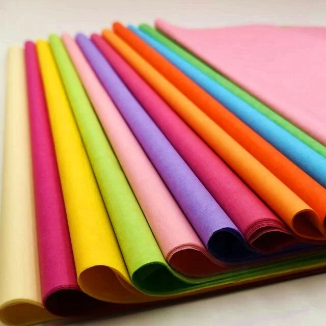 colored tissue paper