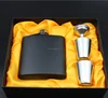 hip flask set-stainless steel 8oz