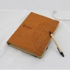 High-class PU leather notebook executive planner for bank
