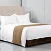 Hot Sale Decoration Queen Size Silk Design Flag Luxury Hotel Bed Runner