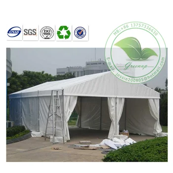 Large Low Cost Waterproof White PVC Coated Fabric Building 