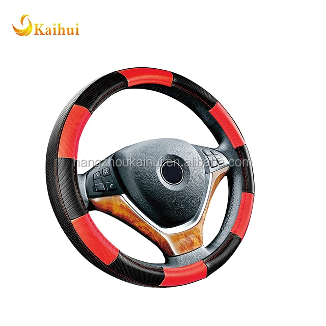 Breathable And Non Slip Microfiber Leather Steering Wheel Cover