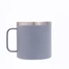 Handle Double Deck Cup Tumbler Stainless Steel Vacuum Mug 14OZ 304 Sprayed Plastic Cold Insulation Top Quality 40mb
