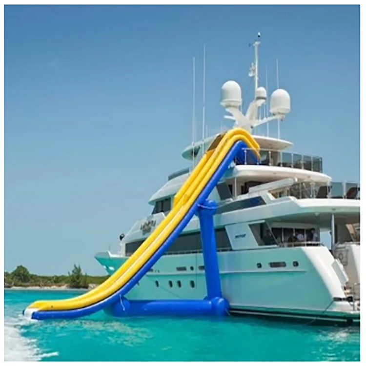 inflatable yacht slide